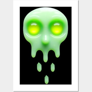 Green Eggs Goopy Alien Posters and Art